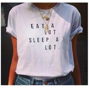 Eat a lot. Sleep a lot. Graphic Tee